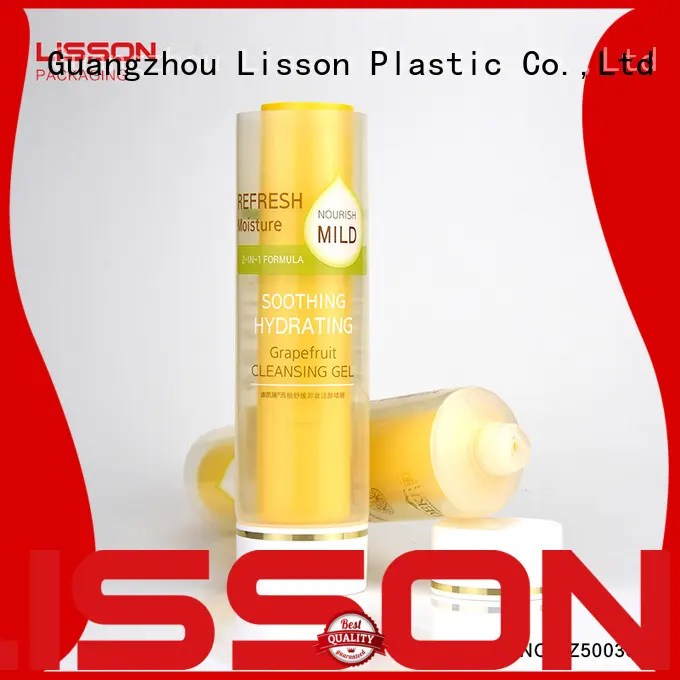 silver plating plastic tubes with caps OEM for lotion Lisson 1