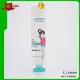 stripe plastic tube cosmetic packaging silver coating for sun cream 1
