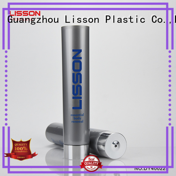 Lisson screw cap plastic tubes cosmetics free design for cleaner 1