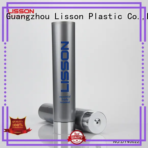 Lisson screw cap plastic tubes cosmetics free design for cleaner 1