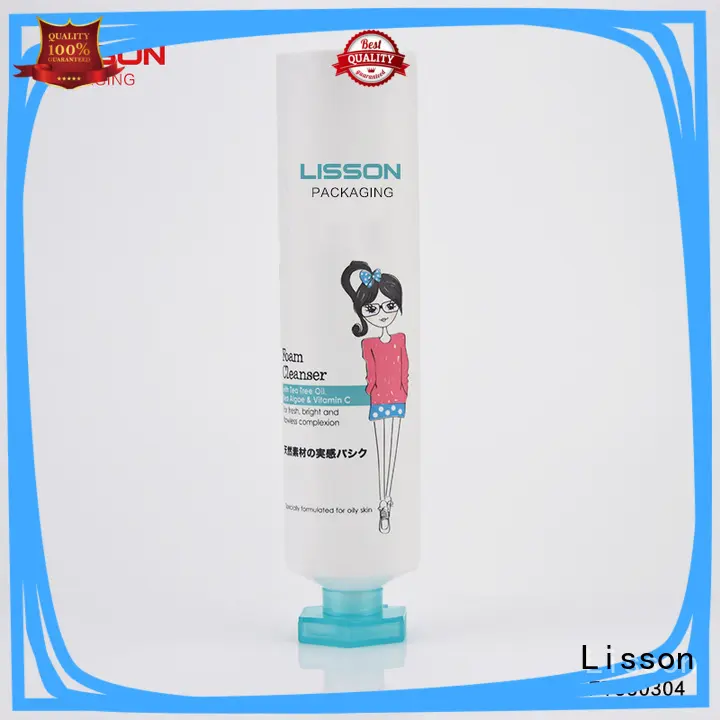 silica face wash tube black for lotion Lisson 1