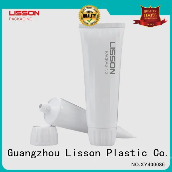 Lisson bulk production tube screw cap special shape for facial cleanser 1