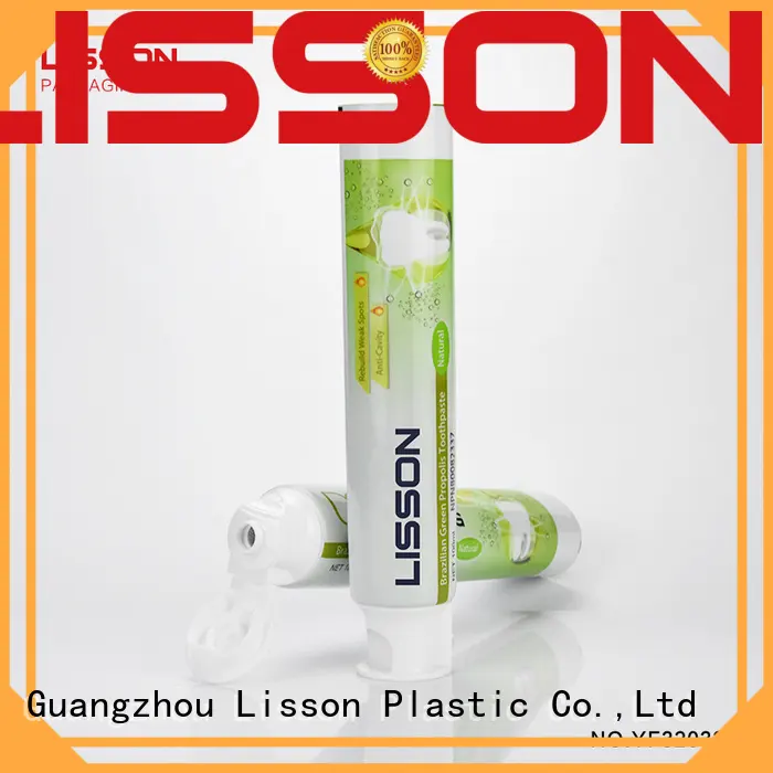100ml toothpaste ABL tube packaging with flip top cap 1