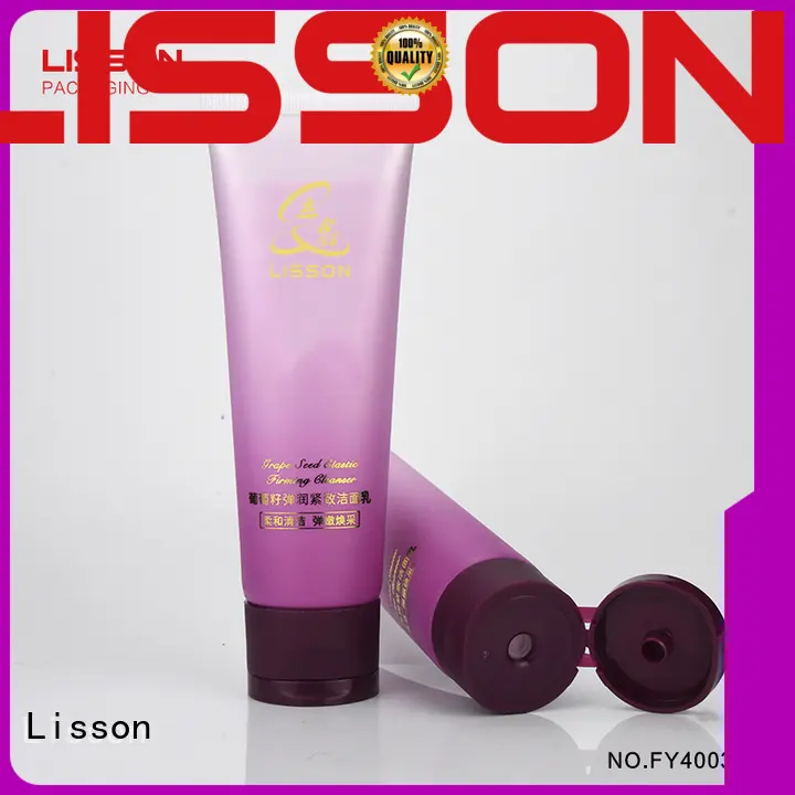 130g facial cleanser tube packaging with anti-bacteria valve flip top cap 1
