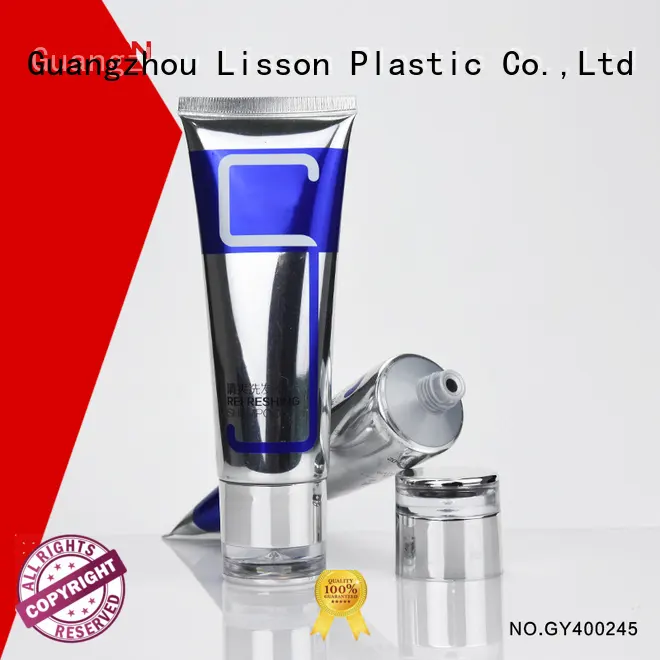 100ml round tube with acrylic screw cap for shampoo 1