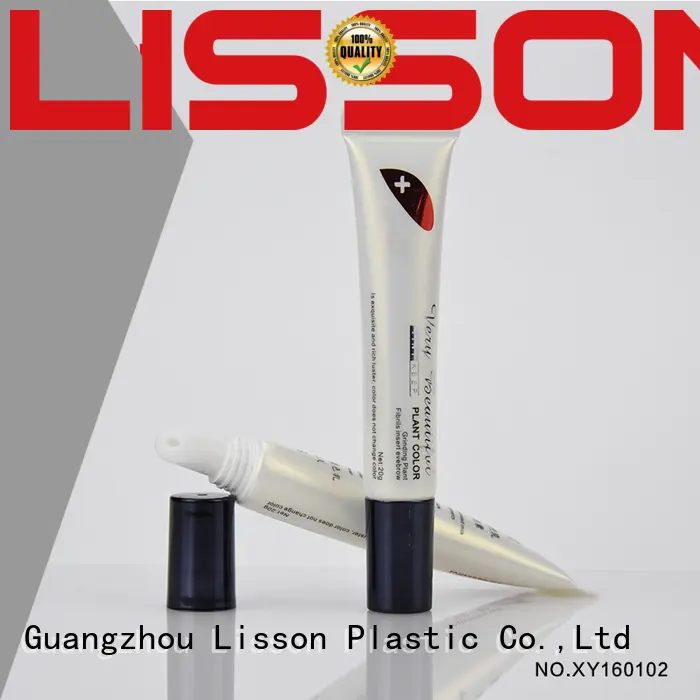 20g cosmetic packaging plastic round lip gloss tube 1