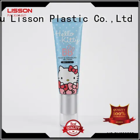 D25 ABL tube airless pump metallized head transparent cap 1