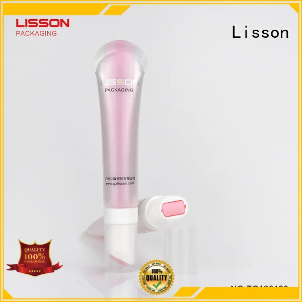 20ml lip gloss tube with single roller and transparent cap 1