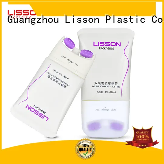 embossment black cosmetic tubes round rotary for lotion Lisson 1