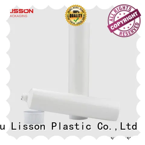 Lisson hemisphere plastic tubes with screw caps top selling for sun cream 1