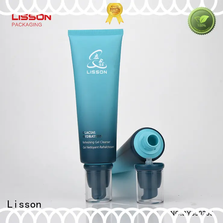 Lisson glossy cap lotion pump oval for cosmetic 1
