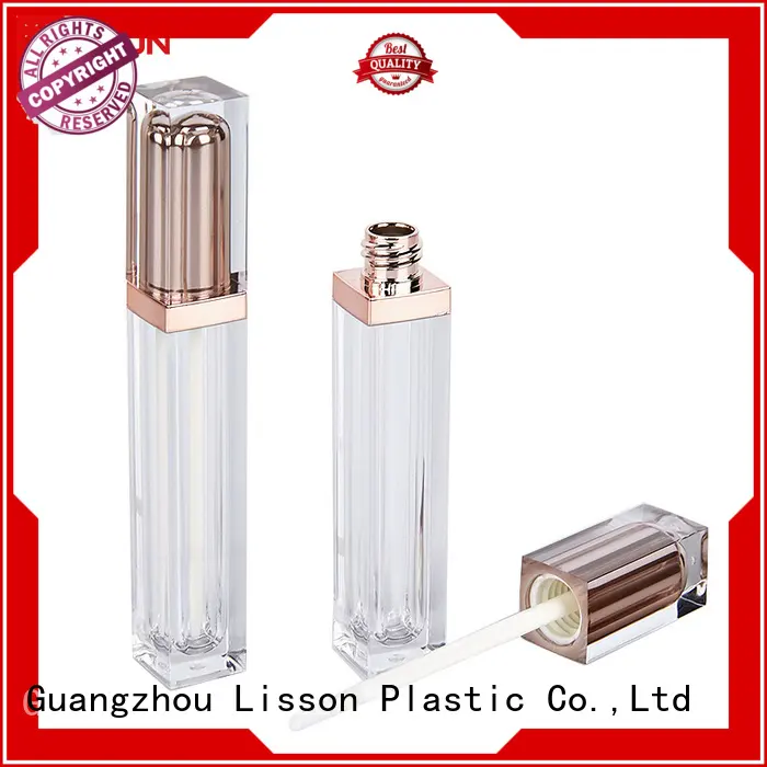 Lisson transparent wholesale lip gloss tubes at discount for cosmetic 1