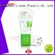 Lisson aluminium covered plastic cosmetic tubes embossment for packaging 1