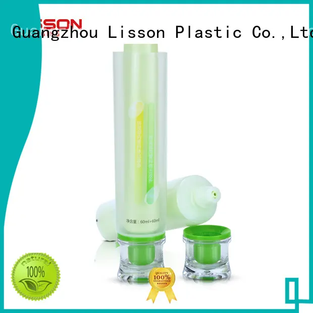 airless cosmetic bottle empty free sample for sun cream 1