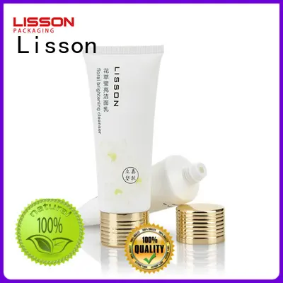 transparent custom cosmetic packaging golden acrylic for packing 1