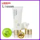 transparent custom cosmetic packaging golden acrylic for packing 1