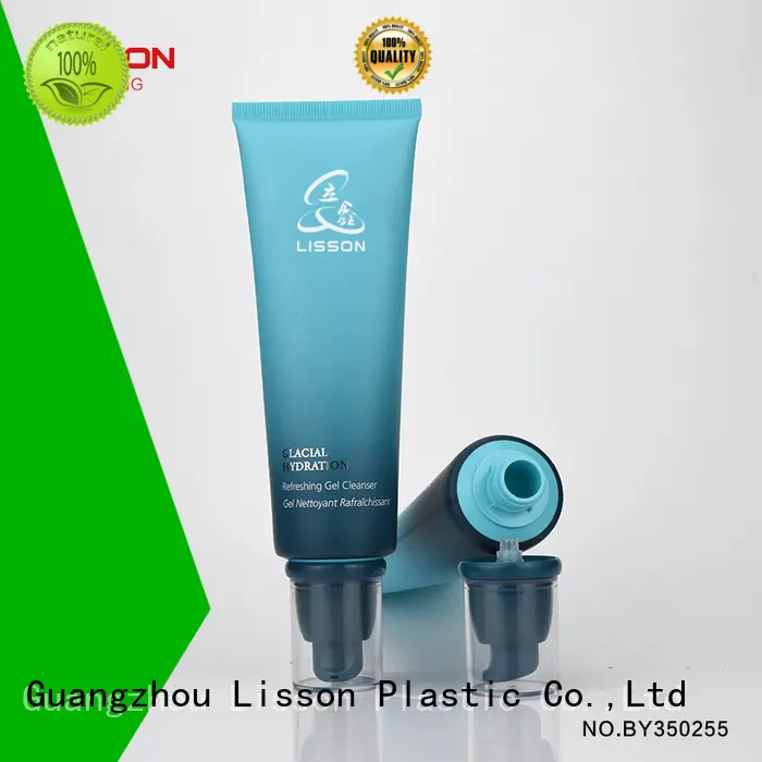 glossy cap airless tube facial laminated for cosmetic 1