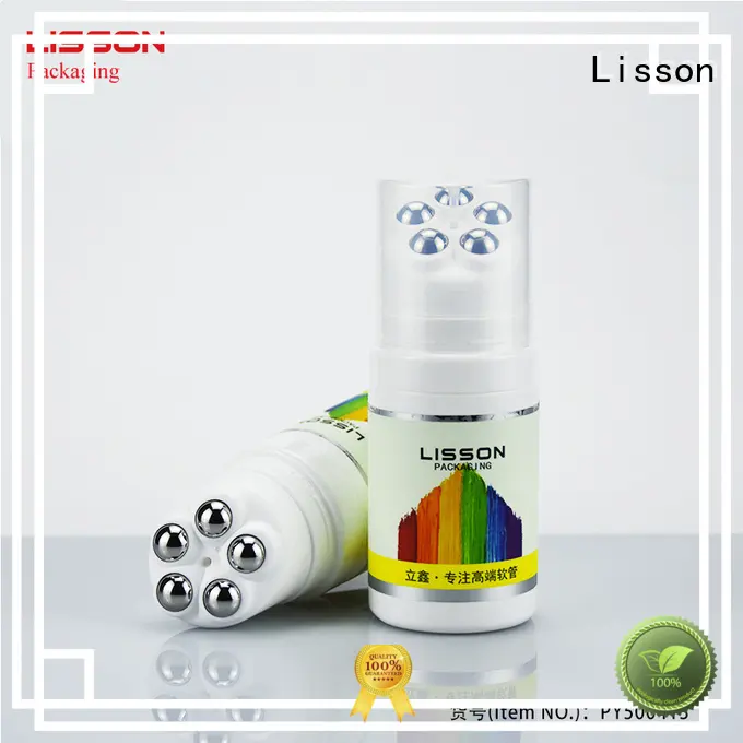 Lisson mirror clear plastic tube packaging applicator for sun cream 1