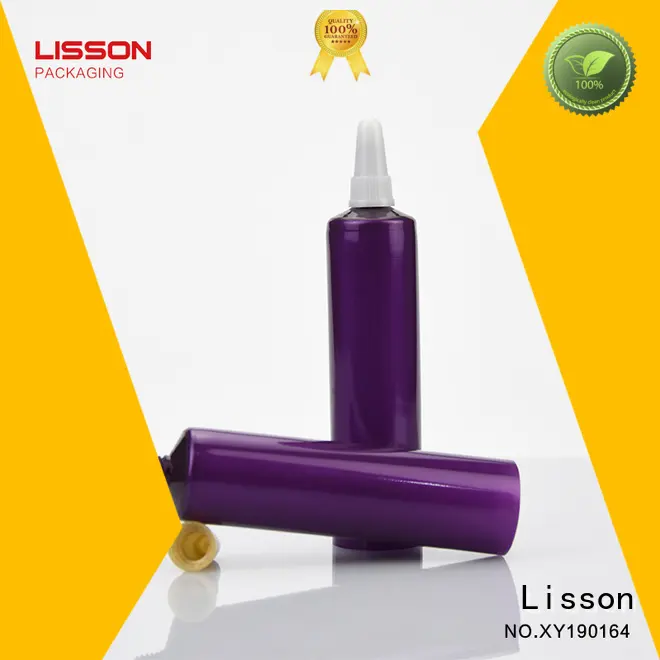 Lisson round shape lotion containers wholesale silver coating for sun cream 1