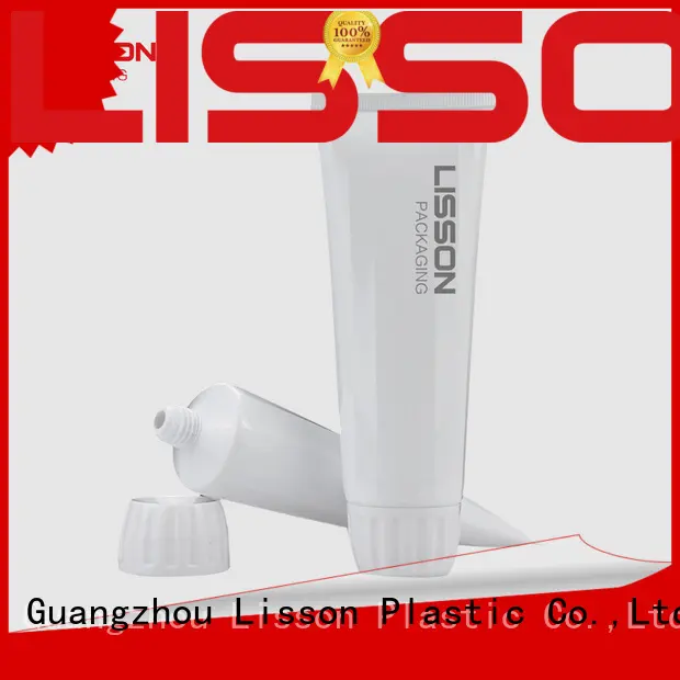 Lisson special shape plastic tubes with caps ODM for lotion 1
