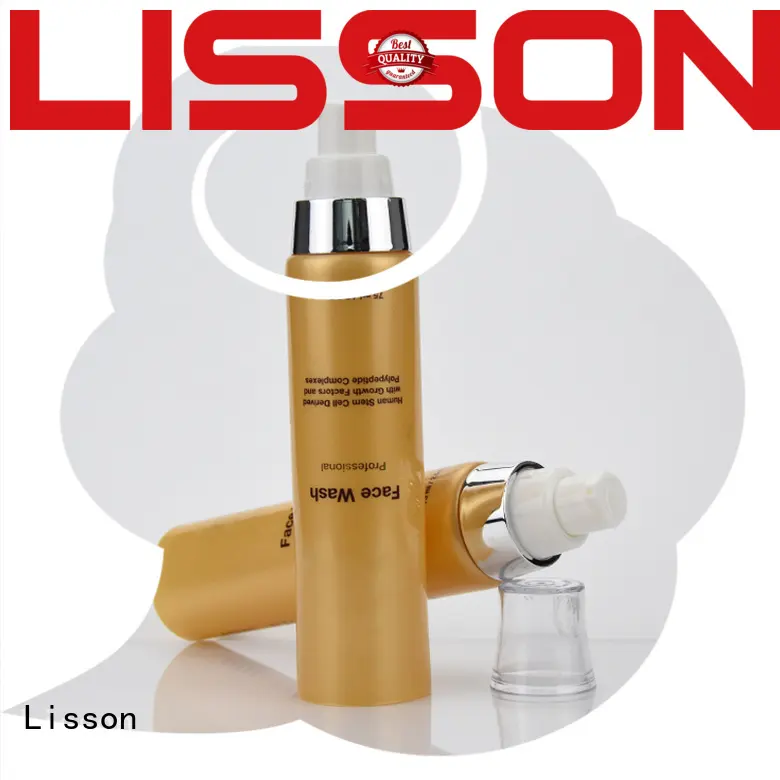 Lisson round airless tube aluminum for cosmetic 1