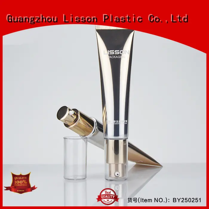 Lisson airless pump bottles oval for cosmetic 1
