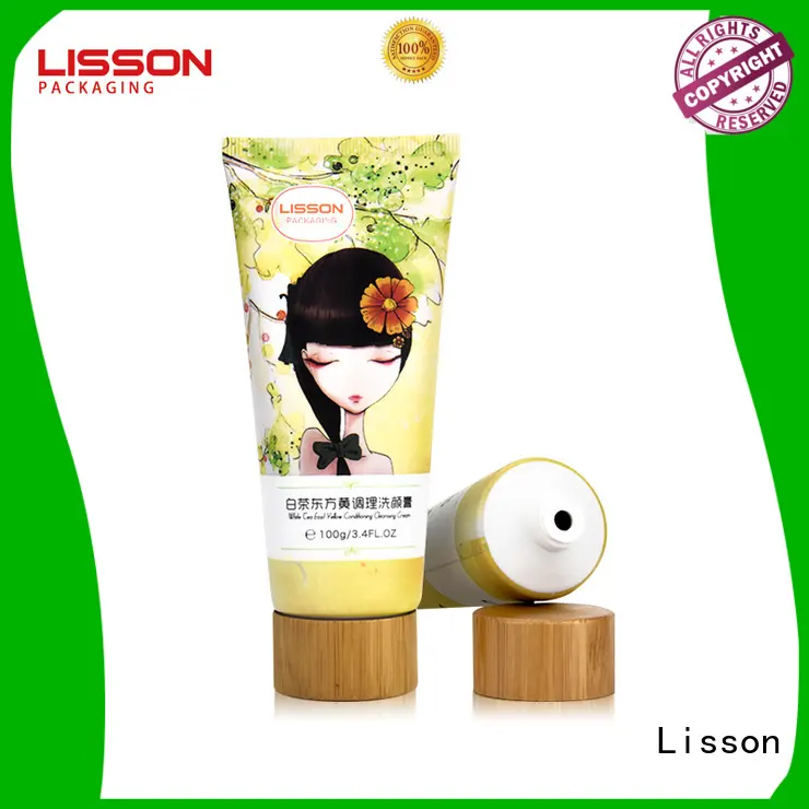 Lisson bulk production clear plastic tube ODM for facial cleanser 1