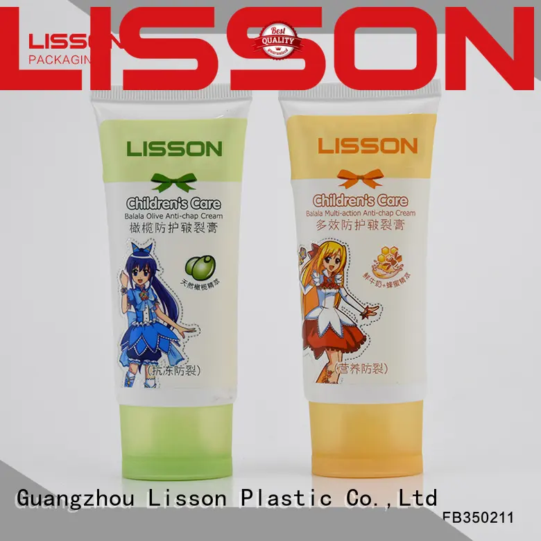 Lisson flip top wholesale lotion squeeze tubes without switch for storage 1