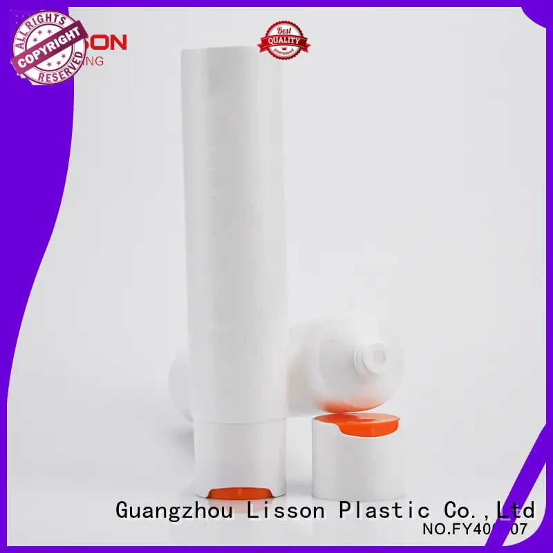 Lisson special shape plastic tubes with caps OEM for lotion 1