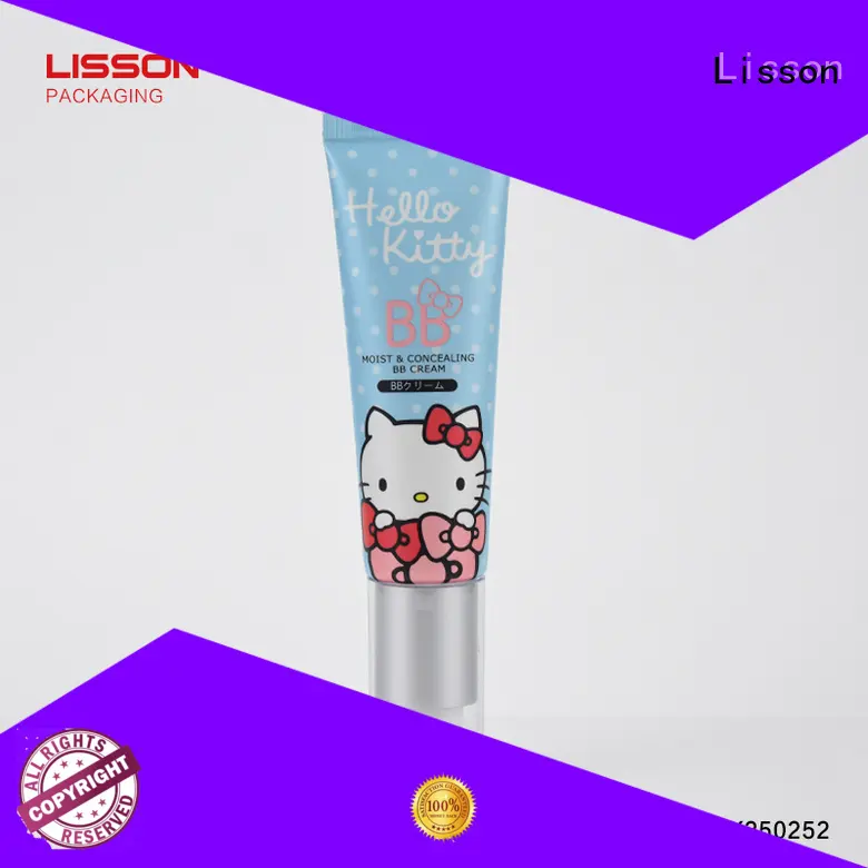 Lisson packaging airless pump bottles laminated for lotion 1