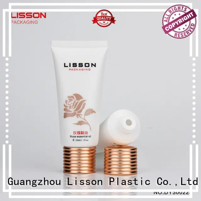Lisson golden custom cosmetic packaging acrylic for packaging 1