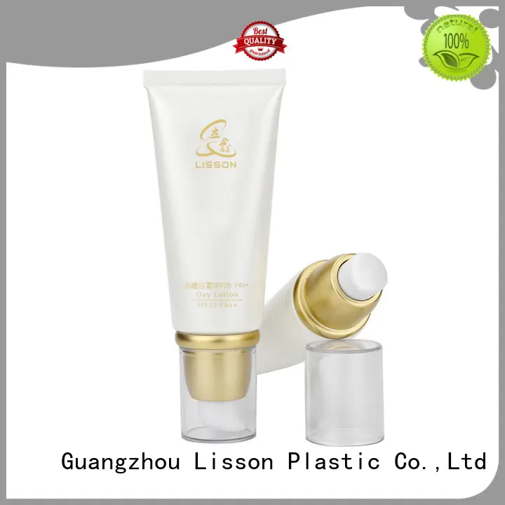 Lisson facial hand lotion pump aluminum for cleanser 1