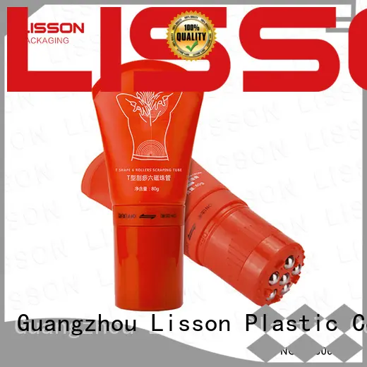 Lisson embossment cosmetic squeeze tubes wholesale scraping for packing 1