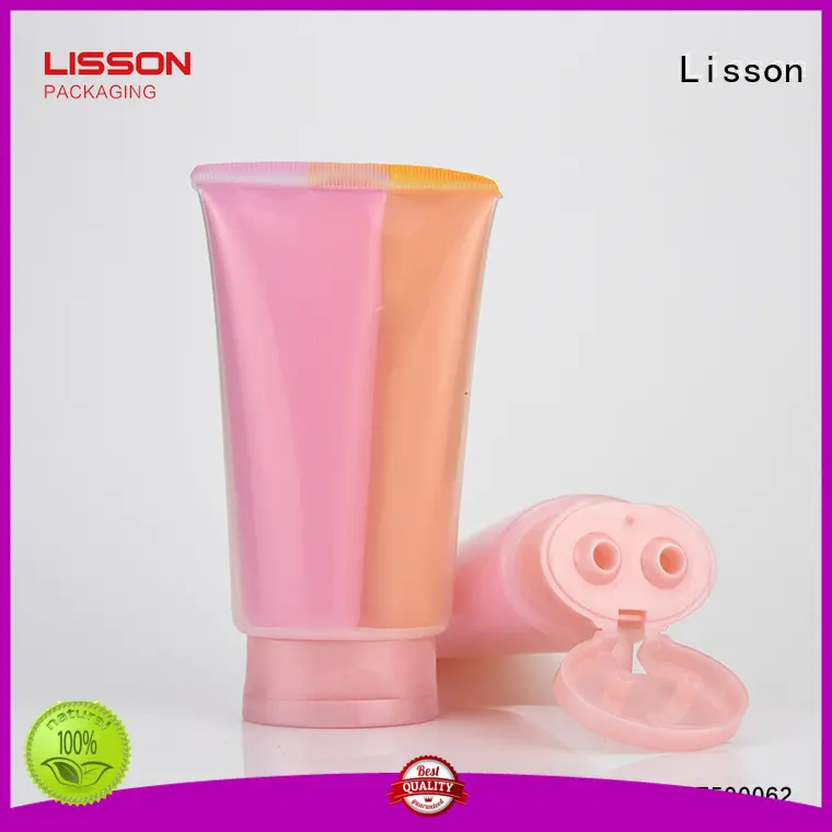 Lisson special shape plastic tubes with caps free design for cosmetic 1