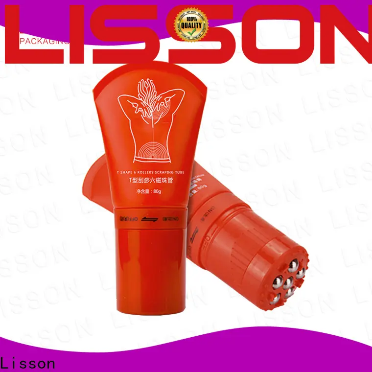 Lisson double rollers cosmetic tube oval 1