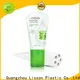 Lisson six steel plastic tubes with caps double for cream 1