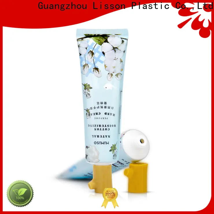 Lisson special shape clear plastic tube OEM for facial cleanser 1