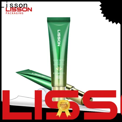 Lisson glossy cap lotion pump aluminum for cleanser 1