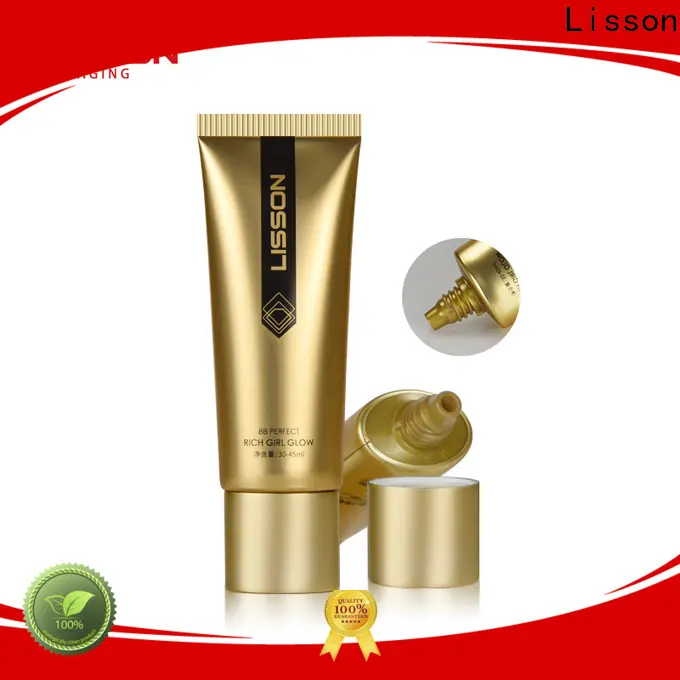 Lisson wash cosmetic squeeze tubes wholesale silver coating for lotion 1