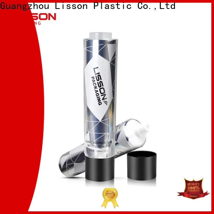 Lisson empty cosmetic bottle round bottom for sun cream 1