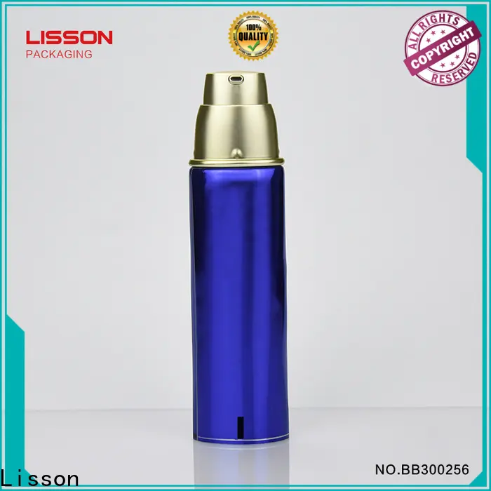 Lisson transparent airless pump bottles barrier for lotion 1