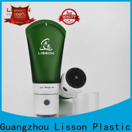 Lisson stripe cosmetic squeeze tubes wholesale silver coating for cream 1