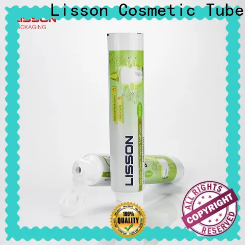 Lisson free sample cosmetic packaging companies tooth-paste for cleanser 1