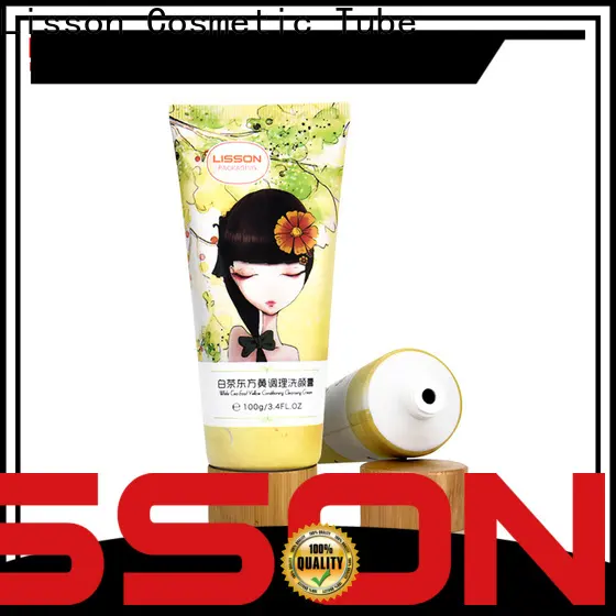 Lisson clear plastic tube tooth-paste for cleanser 1