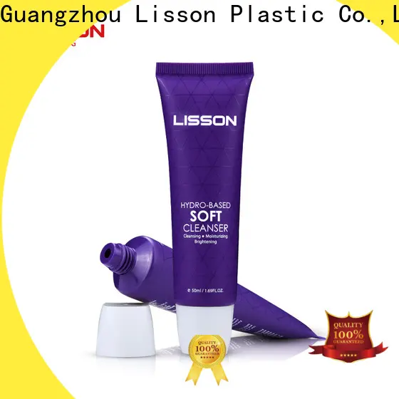 biodegradable face wash packaging tube silver coating for cream 1