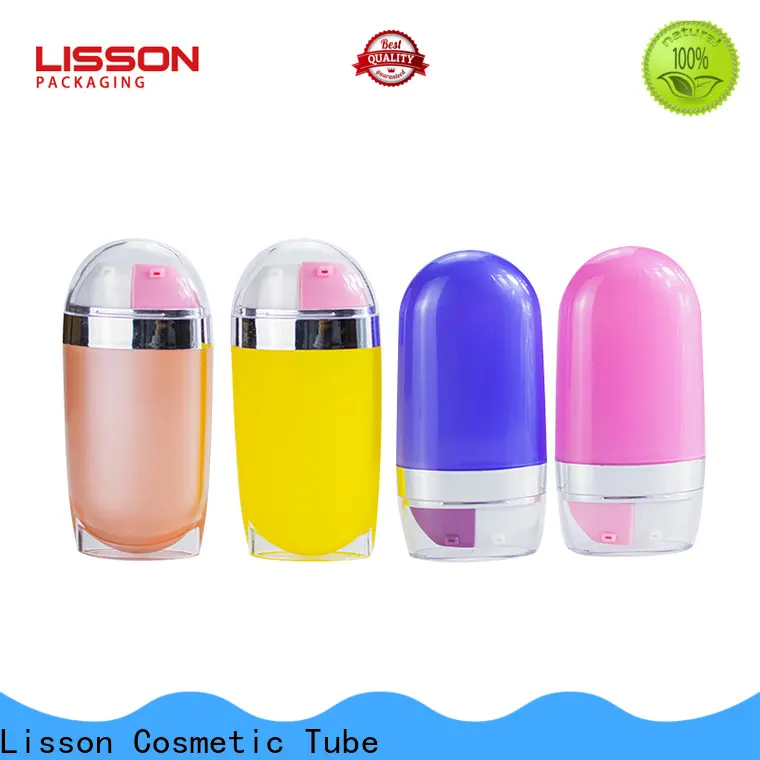 Lisson high quality airless makeup tubes wholesale clear for lotion 1