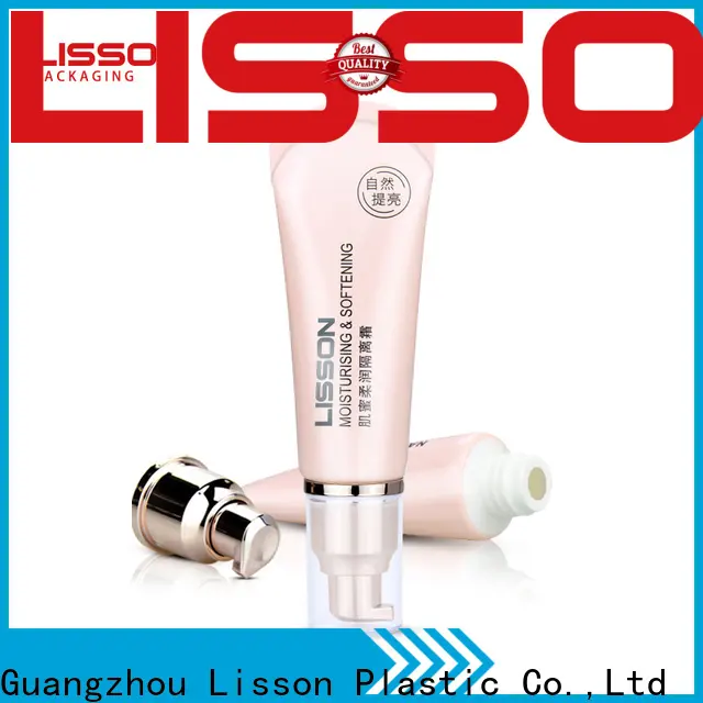 Lisson high quality best airless cosmetic tubes wholesale packaging for cosmetic 1