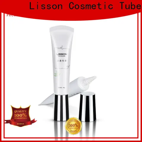 Lisson plastic squeeze tubes for cosmetics silver coating for cream 1