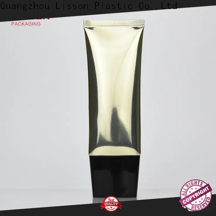 Lisson flocking cosmetic tube oval for sun cream 1