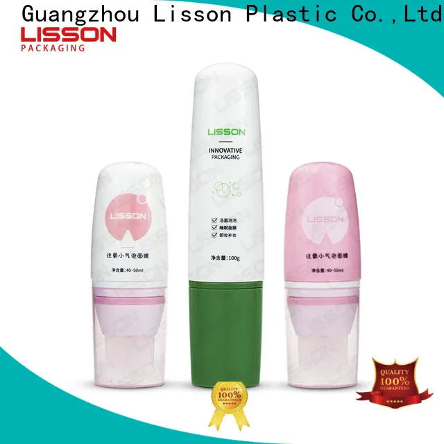 Lisson plastic facial cleanser tube silver coating for sun cream 1